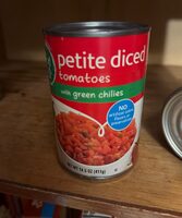 Petite Diced Tomatoes With Green Chilies