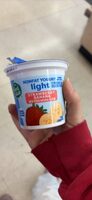 NONFAT YOGURT light STRAWBERRY BANANA
