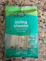 String cheese low-moisture part-skim mozzarella cheese