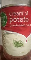 Cream of potato condensed soup, cream of potato