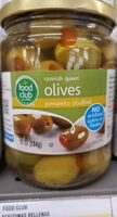 Pimiento stuffed spanish queen olives, pimiento stuffed