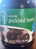 Whole pickled beets