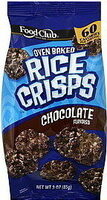 Chocolate Oven Baked Rice Crisps
