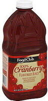 100% Unsweetened Cranberry Juice Blend Of 2 Fruit