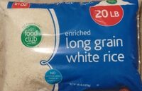 Enriched long grain white rice