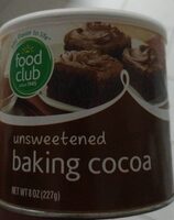 Unsweetened baking cocoa