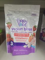 Tippy Toes Strawberry yogurt bites