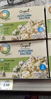 Salted microwave popcorn