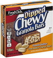 Peanut Butter Chocolatey Covered Dipped Chewy Granola Bars
