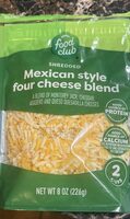 Mexican style four cheese blend