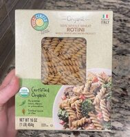 Market organic 100% whole wheat macaroni product