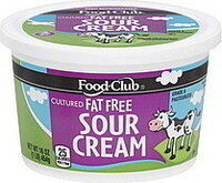 Fat free sour cream
