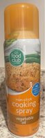 Vegetable Oil Cooking Spray