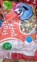 Fruit puffz sweetened corn cereal, fruit puffz