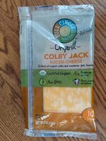 Organic Colby jack sliced cheese