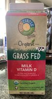 Organic grass fed milk