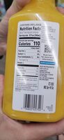 100% premimum orange juice not from concentrate
