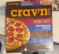 Crav'n flavor rising crust pepperoni pizza