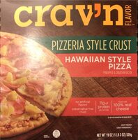 Pizzeria Style Crust Hawaiian Style Pizza