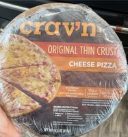Crav'n flavor original thin crust cheese pizza