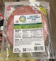 Market uncured black forest ham