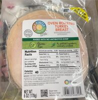 Market oven roasted turkey breast