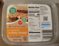 Honey roasted turkey breasy