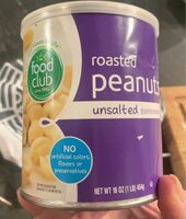 Roasted peanuts unsalted