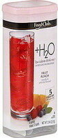 +H2O, Low Calorie Drink Mix, Fruit Punch