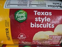 Butter flavored texas style biscuits, butter