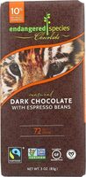 Dark Chocolate With Espresso Beans