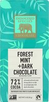 Forest mint 72% COCOA DARK CHOCOLATE