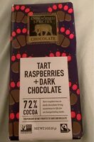 Raspberries 72% COCOA DARK CHOCOLATE