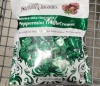 Double milk chocolate peppermint truffle cremes