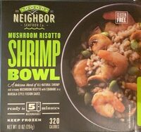 Mushroom Risotto Shrimp Bowl
