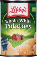 Whole white potatoes