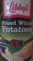 Sliced white potatoes