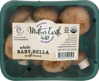 Organic Baby Bella Mushrooms Whole