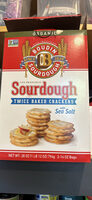 Sourdough Twice Baked Crackers with Sea Salt