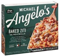 Baked ziti & meatballs