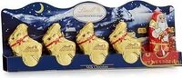 Gold Reindeer Sleigh Milk Chocolate