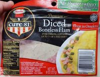 Hormel, cure 81, diced boneless ham