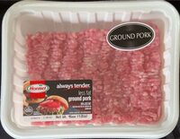 Less fat ground pork
