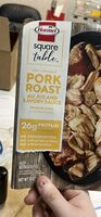 Slow simmered PORK ROAST AU JUS AND SAVORY SAUCE