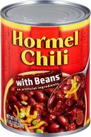 With beans