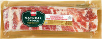 Natural choice original thick cut uncured bacon