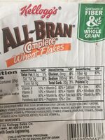 Kellogg's All Bran Cereal Complete Wheat Flakes .88oz