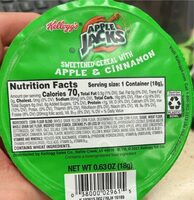 Sweetened Cereal with Apple & Cinnamon