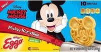 Mickey homestyle waffles