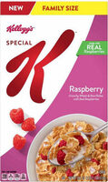 Raspberry breakfast cereal